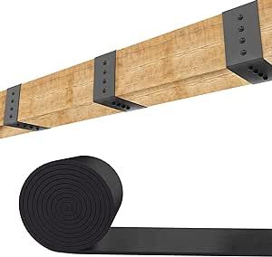 5ft Faux Wood Beam Strap，Flexible Beams Gap Hiding Strap, Wood Beams Metal Look Strap，Architectural Products for Faux Wood Beams,Ceiling Beam and Cabin Shutters Accessories (1.57"Width) Faux Wood Beams Ceiling, Cabin Shutters, Wood Beams Ceiling, Beams Ceiling, Metal Beam, Faux Wood Beams, Wood Beam, Wood Beam Ceiling, Ceiling Fan In Kitchen