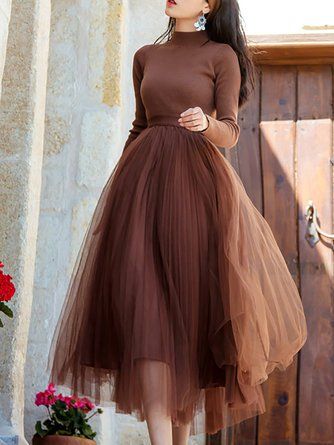 Yeezy Outfit, Evening Midi Dress, Haine Diy, Skirt Tulle, Wedding Classy, Classy Dresses, Prom Midi Dress, Soiree Dress, Tulle Midi Skirt