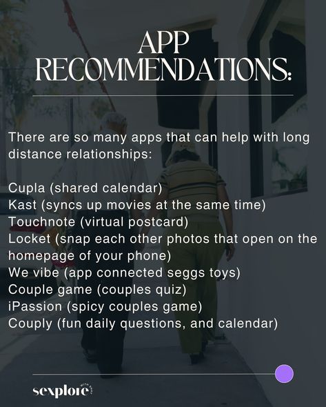 All relationships require effort… 👇🏼 BUT LDRs need a lot more, it can be incredibly hard not living close to your partner, or seeing them on a regular basis. It’s tough, but if you’re in the right relationship you CAN have a successful LDR. 🍦plan (and make and effort with) dates - you can do some amazing things online together, elevate your video call dates 🍦create routines - this it’s important for any relationship, but for LDRs you both need to make an effort to come up with routines t... Ldr Activities, Ldr Ideas, Relationship Apps, Things To Talk About, Couples Quiz, Couple Games, Distance Relationship, Video Call, Make An Effort