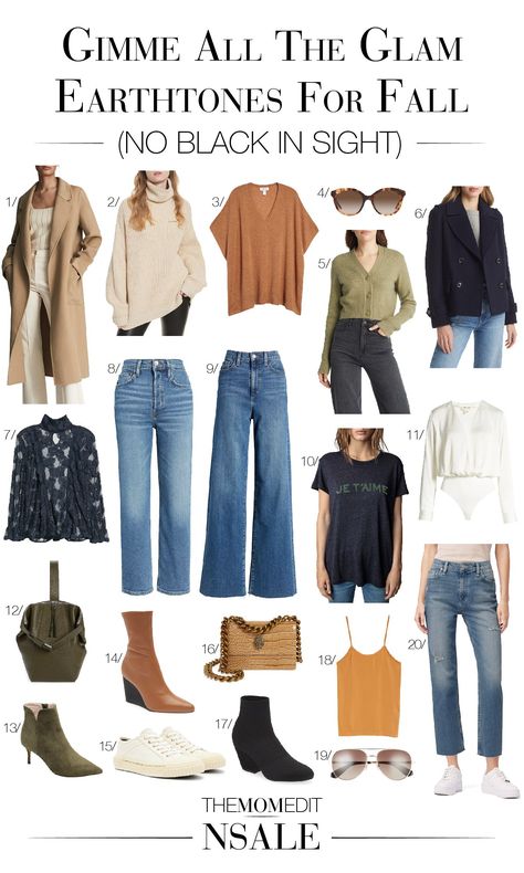 Earth Tone Color Palette Clothes, Capsule Wardrobe Earth Tones, Earth Tone Capsule Wardrobe, Earth Tone Color Palette Outfit, Earth Tone Outfits Women, Earth Tone Wardrobe, Earth Tones Outfit, Wardrobe Palette, Earth Tone Clothes