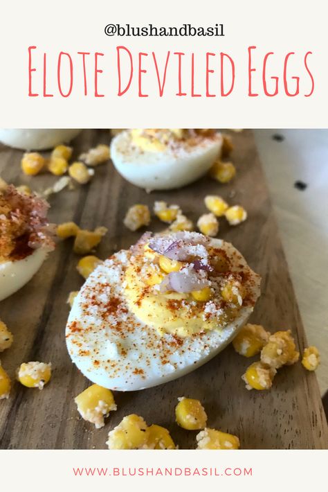 Elote Deviled Eggs, Classic Deviled Eggs, The Girl Who Ate Everything, Deviled Eggs Classic, Food To Cook, Perfect Appetizers, Happy Spring, Deviled Eggs, Appetizer Snacks