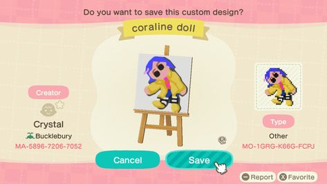 Coraline Acnh Code, Arcane Animal Crossing, Coraline Acnh Island, Scary Animal Crossing Designs, Adventure Time Animal Crossing, Coraline Animal Crossing, Adventure Time Acnh, Coraline Acnh, Acnh Kuromi