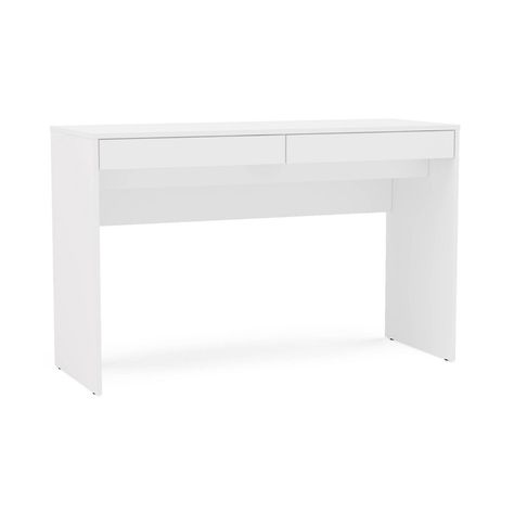 White Desk Bedroom, White Desk With Drawers, Modern Home Office Furniture, Writing Desk With Drawers, White Desk, Simple Desk, Big Desk, Bedroom Desk, Serene Bedroom