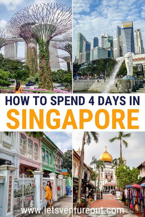 Looking for a quick getaway to Singapore? This 4-day Singapore itinerary will show you more than 20 awesome places you need to visit if you're planning on spending 4 days in Singapore!