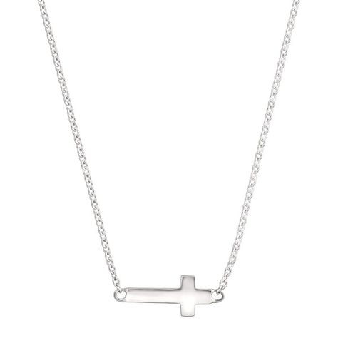 Sterling Silver Necklaces - Pendants, Statements & More | Silpada Horizontal Cross Necklace, Open Circle Necklace, Cross Necklace Women, Cross Necklace Sideways, Sterling Silver Cross Necklace, Hammered Sterling Silver, Handmade Jewelry Designs, Delicate Chain, Rope Necklace