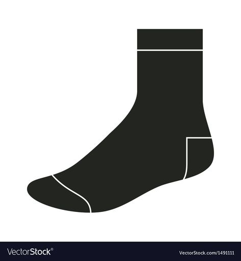 Socks Template, Sock Template, Shoes Vector, Church Icon, Anime Fashion, Heart Symbol, Shirt Template, Black Socks, Seamless Pattern Vector