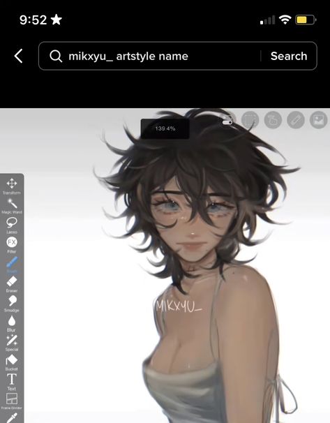 Art Styles To Try Digital, Misty Art Style, Drawing Layout Ideas, Hair Shading Reference, Cute Girl Reference, Digital Art Styles Inspiration, Animation Art Sketches Character Design, Art Inspo Digital, Girl Drawing Reference