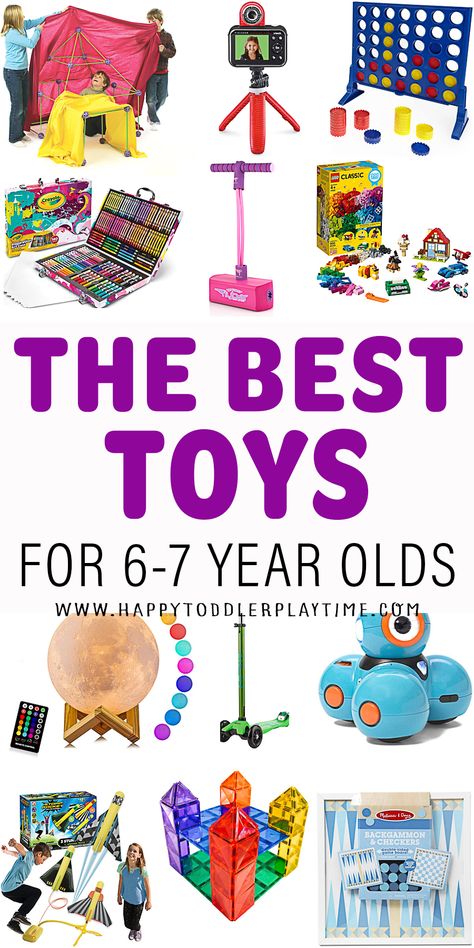 20 Best Toys for 6-7 Year Olds - HAPPY TODDLER PLAYTIME Toys For 7 Year Boy, Diy Montessori Toys, Calm Room, Play Based Learning Activities, Boy Stuff, Best Toys, Popular Toys, Gifted Education, 2023 Christmas