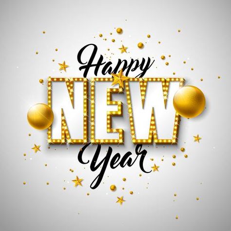 Happy New Year Logo, New Year Logo, New Year Wishes Images, New Year Text, Happy New Year Vector, Happy New Year Pictures, New Year Illustration, New Year Art, Happy New Year Design