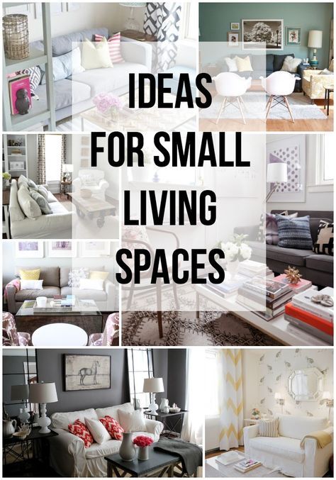 IDEAS for Small Living Spaces Small Living Spaces, Living Room Decorating Ideas, Living Room Decorating, Ideas For Small Spaces, Apartment Life, Design Hotel, Room Decorating, Space Decor, Small Space Living