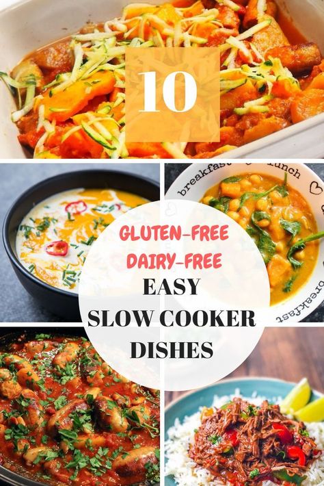 Dairy Free Slow Cooker Recipes, Crock Pot Dishes, Gluten Free Slow Cooker Recipes, Gluten Free Dairy Free Dinner, Gluten Free Crock Pot Recipes, Sausage Stew, Dairy Free Dinner, Diner Recept, Sans Gluten Sans Lactose