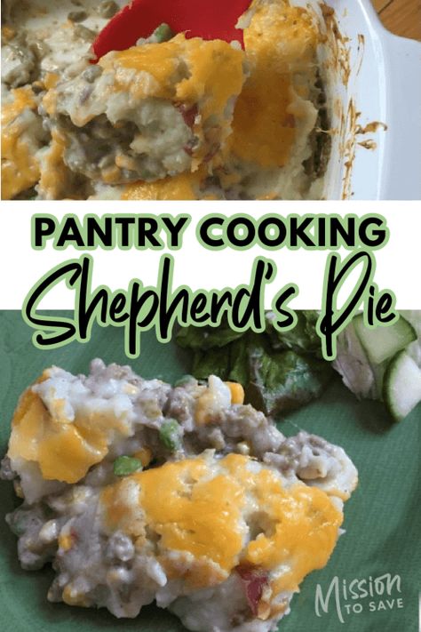 Sheppards Pie Recipe, August Food, Sheppard Pie, Pantry Cooking, Easy Shepherds Pie, Potato Crust, Shepherd's Pie Recipe, Freezer Recipes, Shepherds Pie Recipe