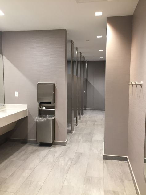 High School Bathroom Aesthetic, Church Bathroom Ideas, Commercial Restroom Design, Hospital Toilet, Public Bathroom Design, Workplace Bathroom, Commercial Bathroom Ideas, Church Bathroom, Office Restroom