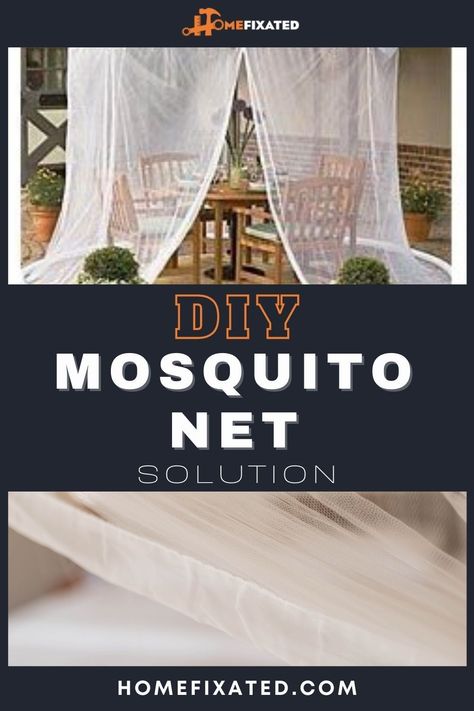 It's mosquito season and that means you need a mosquito solution. Try this DIY solution mosquito net. Nice Steak Dinner, Diy Mosquito Net, Mosquito Net Diy, Apartment Deck, Best Mosquito Repellent, Fly Zapper, Diy Magnets, Steak Dinner, Mosquito Net