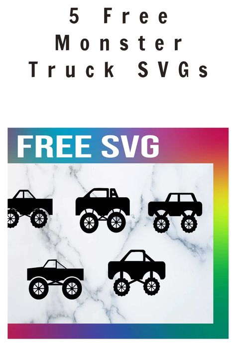 Cricut silhouette free SVG templates, cutout images, vinyl, HTV project ideas Free Truck Svg, Monster Jam Svg Free, Free Monster Truck Svg Files For Cricut, Monster Truck Svg Free, Truck Svg Free, Monster Truck Svg, Monster Truck Theme, Lantern Template, Monster Truck Coloring Pages