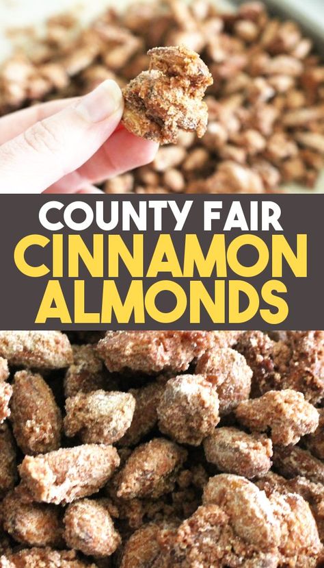 Make these easy cinnamon almonds on the stovetop! Perfect for a quick snack, or gift idea. Make with no egg, these are a delicious DIY Christmas or fall gift giving idea for co-workers, neighbors, friends and family! Bring these to the next pot luck and wow everyone! Get 4 free gift tag printables! #Recipes #FromScratchRecipes #GiftGiving #DIYGifts Roasted Cinnamon Almonds, Cooking With Almonds, What To Do With Raw Almonds, Cinnamon Cashews Recipe, Cinnamon Almonds Recipe, Almond Aesthetic, Almond Snacks, Candy Almonds Recipe, Roasted Almonds Recipe