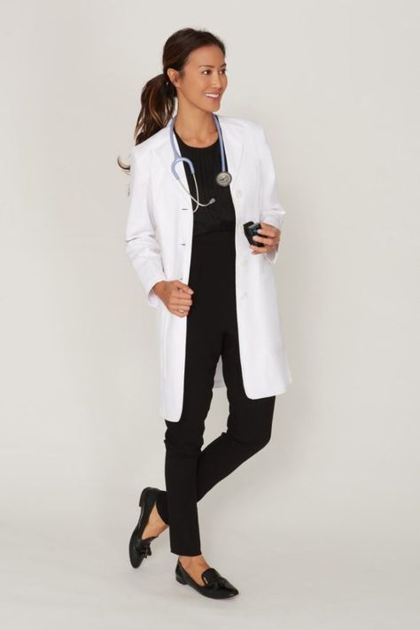 What kind of stuff does a nurse need? The ultimate list of nurse gear Lab Outfit, Business Professional Outfits Women, White Coat Outfit, Women's Lab Coats, Women's Lab Coat, White Lab Coat, Doctor Outfit, Business Professional Outfits, Hospital Outfit