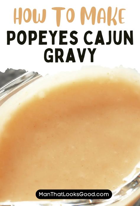 Popeyes Cajun Gravy Copycat Popeyes Gravy, Popeyes Mashed Potatoes And Gravy, Creole Gravy, Popeyes Cajun Gravy Recipe, Popeyes Gravy Recipe, Cajun Gravy Recipe, Roux Recipes, Cajun Gravy, Roux Recipe