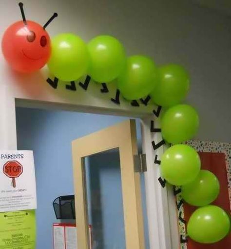 Eyfs Classroom, Infant Room, Hungry Caterpillar Party, The Very Hungry Caterpillar, Classroom Door, Eric Carle, Very Hungry Caterpillar, Very Hungry, Classroom Displays