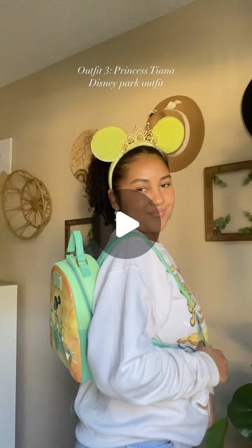 Rheanna ʚ❤︎ɞ on Instagram: "Outfit 3: princess Tiana park outfit🎢👸🏾💚
My outfit inspired by #tianabayouadventure 
Last one in this 3 part series 🫶🏾🥹

#disney #disneyland #disneyworld #disneylandcalifornia #disneygram #disneyparks #disneyinsta #disneystyle #disneystylecommunity #disneystyleblog #disneyig #disneyblogger #disneyfashion #disneylifestyle #disneyaccessories #disneyprincess #princesstiana #princessandthefrog 

Disneyland Princess outfit, Disney inspired outfit, disney style, black girl Disney, princess and the frog, Disney accessories" Disney Princess And The Frog, Disney Park Outfit, Tiana Disney, Disneyland Princess, Park Outfit, Outfit Disney, Princess Outfit, Disney Lifestyle, Disney Inspired Outfits