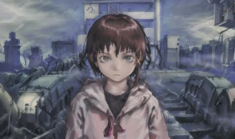 Serial Experiments Lain Desktop Wallpapers, Lain Wallpaper Desktop, Wired Wallpaper, Lain Poster, Yoshitoshi Abe, Experiment Lain, Google Backgrounds, Lain Iwakura, Serial Experiments Lain