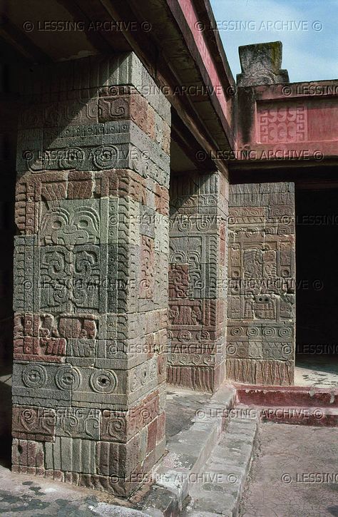 Aztec Buildings, Aztec Aesthetic, Inca Architecture, Mesoamerican Architecture, Aztec Architecture, Aztec City, Aztec House, Mayan Architecture, Aztec Temple