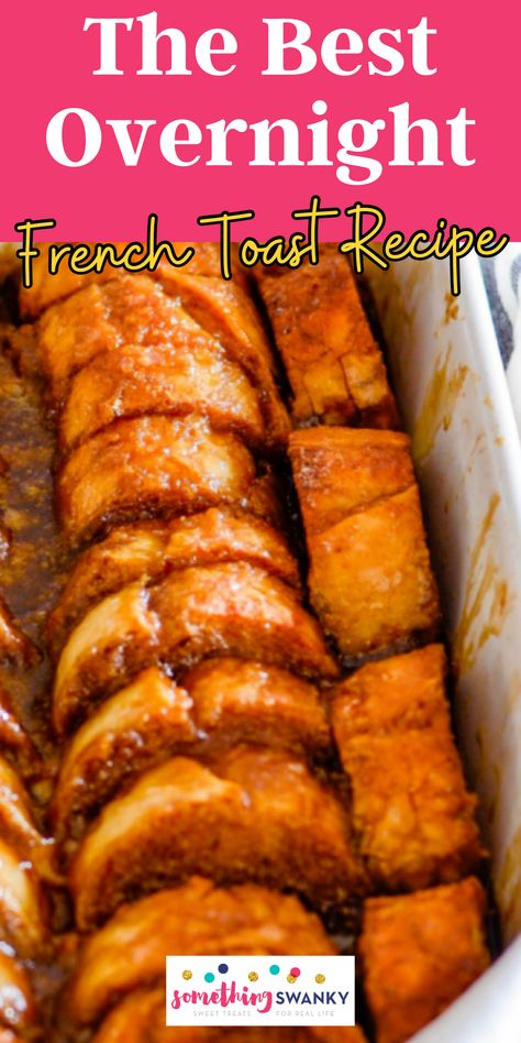 Over Night French Toast Casserole With French Bread, 12 Hour French Toast, French Bread Overnight French Toast, French Bread French Toast Bake, Easy Overnight French Toast Bake, Baked French Toast Recipe Overnight, Over Night French Toast Recipe, French Toast Freezer Recipe, Christmas French Toast Bake