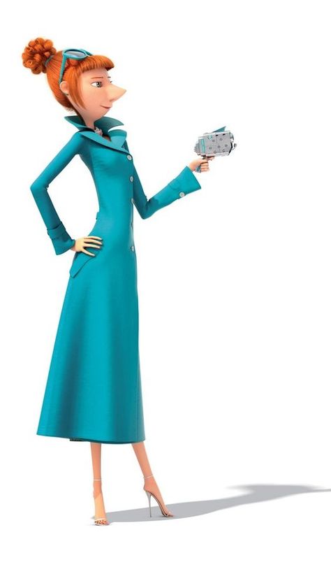 *LUCY ~ Despicable Me 2, 2013: Despicable Me 2 Lucy, Lucy Despicable Me, Minion Costume For Women, Despicable Me Characters, Edith Head Gowns, Despicable Me Costume, Lucy Costume, Gru And Minions, Lucy Wilde