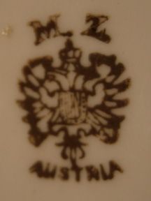 M.Z. Austria Mark/ I have a dish with this mark. Antique Identification, Antique Knowledge, Porcelain Marks, Costume Jewelry Makers, Collectible Pottery, Antique Pottery, Pottery Marks, Maker’s Mark, Choker Style