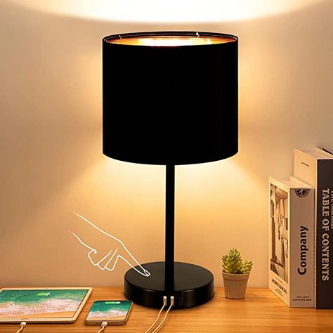 Black Bedside Lamp, Nightstand Lights, Lamp Nightstand, Bedroom Lamps Nightstand, Table Pendant Light, Rustic Floor Lamps, Lights For Living Room, Nightstand Light, Bed Lamp