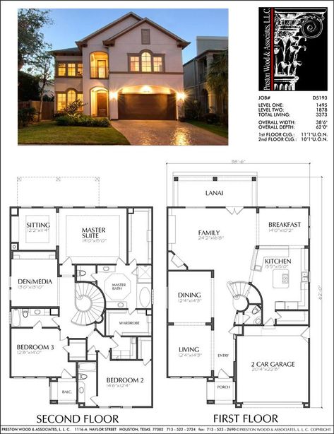 Custom 2 Story Houses, New Two Story Home Plans, Housing Development D – Preston Wood & Associates 10x20 House Plans Two Floor, Two Story Townhouse Floor Plans, Spanish House Floor Plans, House Layouts 3 Story, 2 Story House Ideas, House Layout Plans 2 Story, House Layout 2 Story, 2 Story House Layout, House Floor Plans 2 Story