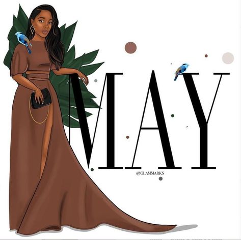 Monthly Greetings, New Month May, Black Superwoman, Black Animation, May Month, Calendar Images, Poetic Art, Month May, Month Quotes