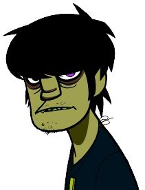 Gorillaz Murdoc, The Gorillaz, Murdoc Gorillaz, Murdoc Niccals, Cartoons Band, Red Flip Flops, Language Therapy Activities, Monkeys Band, Jamie Hewlett