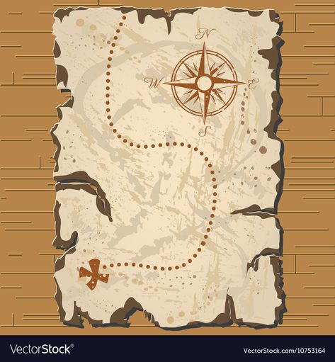 Map Paper, Treasure Map, Old Maps, Treasure Maps, Antique Paper, Brown Background, Map Vector, Old Map, Map Design