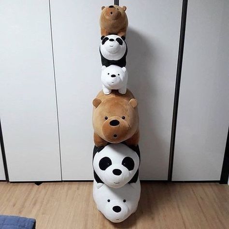 We Baby Bears, Bear Island, Baby Bears, We Bare Bears Wallpapers, Ice Bears, Bear Pictures, We Bear, Kawaii Plushies, Bare Bears