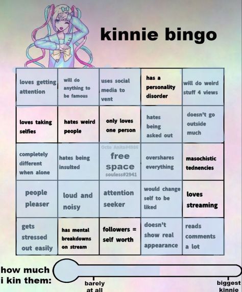 #kin #kinnie #bingo #bingotemplate #1 #needy #streamer #overload #kangel Needy Streamer Overload Kangel, Kin Bingo, Needy Streamer Overload, Needy Streamer, Kinnie Bingo, Bingo Template, Nyan Cat, Not Okay, Bingo