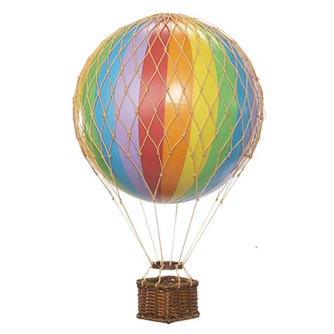 An icon from aviation history in the form of a decorative and beautifully colored air balloon, as fascinating today as 100 years ago. Balloon Mobile, Paper Balloon, Ballon Party, Balloon Modelling, Vintage Hot Air Balloon, Authentic Models, Hanging Mobile, Hot Air Balloons, Helium Balloons