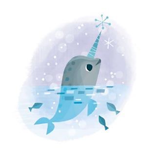 From ‘I��’m a Narwhal,’ by Joey Chou (coming in 2019) Narwal Illustration, Narwhal Illustration, Narwhal Drawing, Arctic Party, Joey Chou, Fun Drawing Ideas, Doodle Animals, Cute Narwhal, Easy Draw