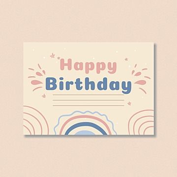 Birthday Card Template Design, Aesthetic Birthday Card Template, Kartu Ucapan Happy Birthday, Greeting Card Design Templates, Template Kartu Ucapan, Cute Pink Birthday, Pink Birthday Card, Editable Birthday Cards, Teachers Day Card