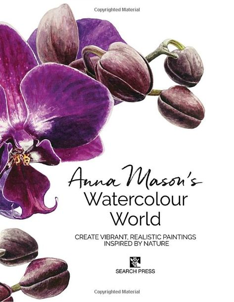 Anna Mason Watercolor, Orchids Painting, Anna Mason, Watercolor Painting Techniques, Realistic Paintings, Color Pencil Drawing, Color Pencil, Book Store, Learn To Paint