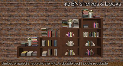 Double Beds, Wood Colors, Bookshelves, Shelves, Books