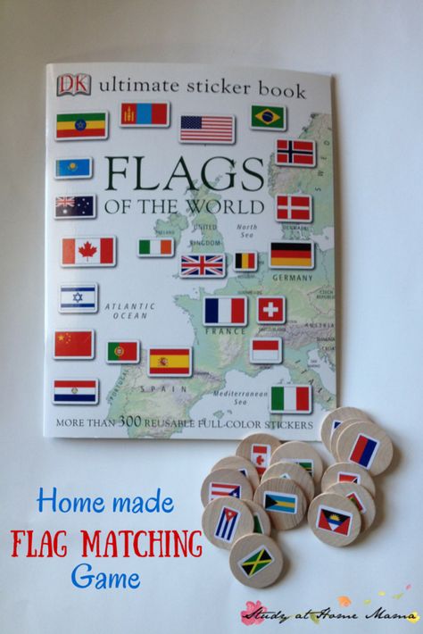 Montessori-inspired Homemade Flag Matching Game Continent Boxes, Festival Crafts, Montessori Curriculum, Study At Home, Around The World Theme, Montessori Geography, Homeschool Lessons, Geography For Kids, Geography Activities