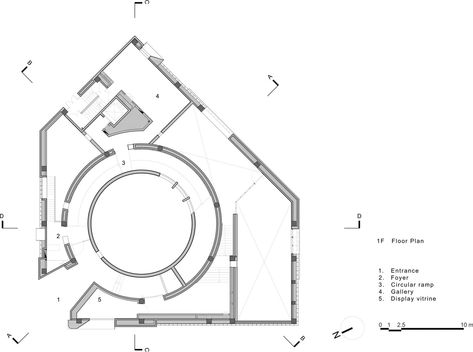 Gallery of Aranya Art Center / Neri&Hu Design and Research Office - 32 Art Gallery Plan Layout, Art Gallery Layout, Art Center Architecture, Art Gallery Plan, Art Gallery Architecture, Gallery Layout, Neri And Hu, Art Galleries Architecture, Emmett Till