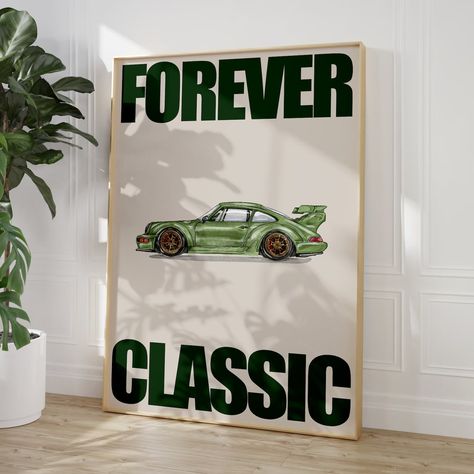 Aesthetic Retro Classic Car Wall Art Apartment Decor Wall Art Digital Print Printable Trendy Wall Art Instant Download Art Poster - Etsy Retro Kunst, Car Wall Art, Trendy Wall Art, Apartment Decor, Wall Prints, Poster Art, Printed Items, Wall Art Decor, Classic Cars