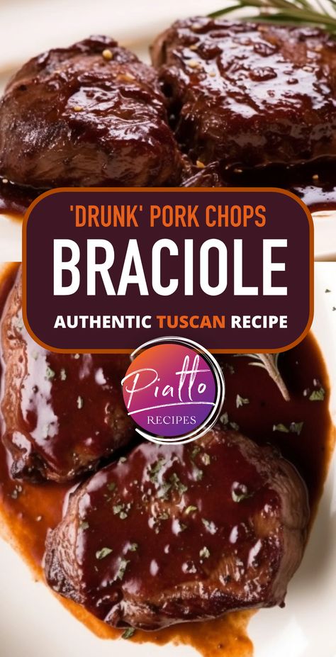 Travel to Tuscany with this traditional recipe for 'Braciole Ubriache' (Drunk Pork Chops): https://www.piattorecipes.com/braciole-recipe-from-tuscany-braciole-ubriache/

Fennel seeds aren't as popular in Italian meat in Italy as many people think. However, they are an ingredient (along with red wine) in this traditional Tuscan dish, which PIATTO has translated into English from the original Italian for your convenience. 
Buon appetito!

#braciole #italianfood #recipe #pork Pork Braciole Recipe Italian, Italian Main Course Recipes, Italian Pork Recipes, Pork Braciole Recipe, Chicken Mull, Braciole Recipe Italian, Italian Meat Dishes, Italian Pork Chops, Braciole Recipe