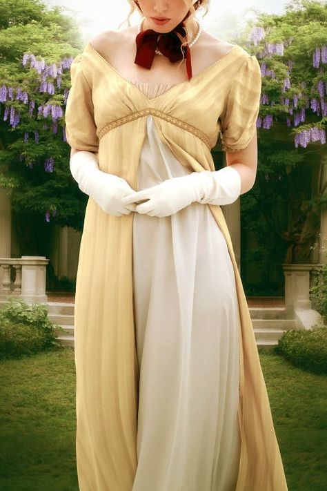 1813 Dress Aesthetic, 1810s Dress Ball Gowns, 1813 Fashion Regency Gown, Regency Era Fashion Aesthetic, 1820s Aesthetic, 1813 Dress, Regency Dress Aesthetic, 1810s Dress, Regency Day Dress