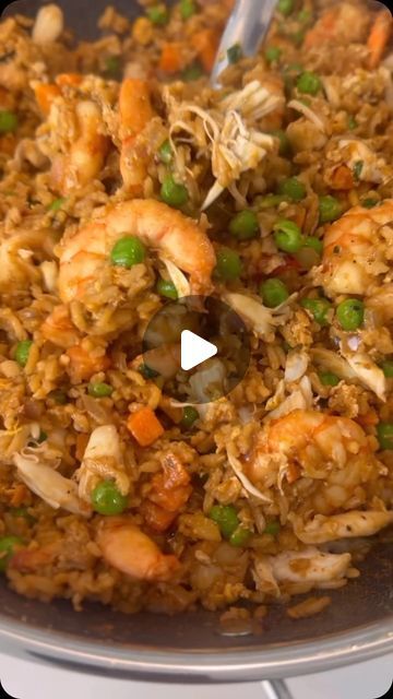 Seafood Recipes on Instagram: "Seafood Fried Rice 🤤🔥

🎥 by @cordandthekitchen

Follow @cuisineocn for more 🦀
Follow @cuisinetrf for more 🥩
Follow @cuisinesnt for more 🦀🥩

75% OFF all Recipe Books in our bio 🌶️

Ingredients 

2 medium sized lobster tails
8 oz jumbo lump crab meat
2 cups day-old, cooked white rice 2 tbsp olive oil
1 red onion, diced
1 yellow onion, diced
4-5 scallions, chopped
1/4 cup frozen peas
1/4 cup frozen carrots
1 tbsp ginger paste
1 tbsp garlic paste
2 tbsp soy sauce, reduced sodium Pinch of oyster sauce
Pinch of basil
2 eggs
2 tsp Gochujang sauce
For the shrimp
1/2 lb. medium shrimp, peeled, deveined
1 tbsp sesame oil
1 tbsp onion powder
1 tbsp Tony Chachere’s Creole seasoning, unsalted
Mrs. Dash Garlic & Herb seasoning

🔥🔥🔥

#seafood #seafoodlover #food Frozen Carrots, Seafood Fried Rice, Cooked White Rice, Jumbo Lump Crab, Lump Crab Meat, Ginger Paste, Gochujang Sauce, Lump Crab, Cooking White Rice