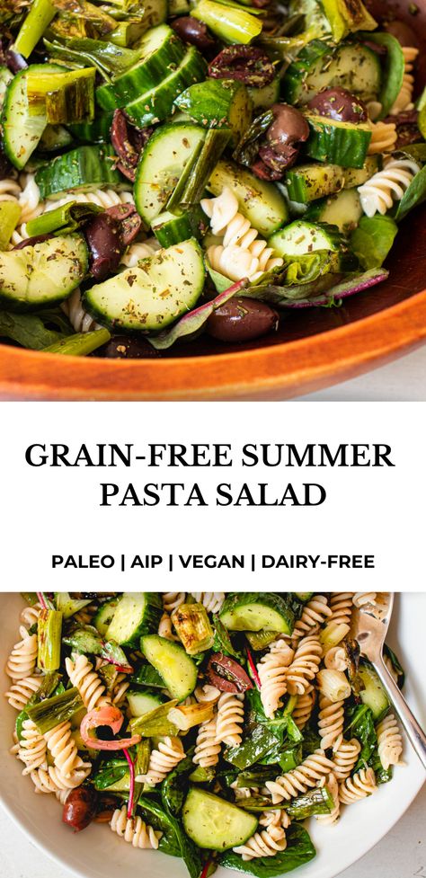 Aip Diet Recipes, Paleo Pasta, Homemade Vinaigrette, Autoimmune Paleo Recipes, Dairy Free Pasta, Aip Paleo Recipes, Inflammation Diet, Paleo Salads, Aip Diet