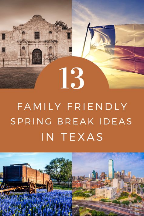 Family Spring Break Ideas, Spring Break Texas, Spring Break Ideas, Family Vacations In Texas, Spring Break Pictures, Family Spring Break, Spring Break Kids, Break Ideas, Spring Break Vacations