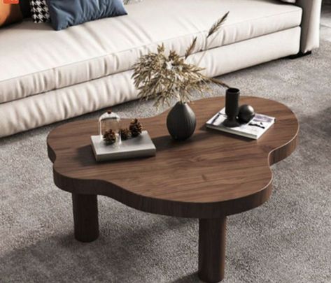 White Coffee Table Modern, White Cocktail Tables, Black Walnut Table, Metal Cocktail Table, Cloud Shape, Coffee Table With Shelf, Round Wood Coffee Table, Coffee Table With Drawers, Into The Wood